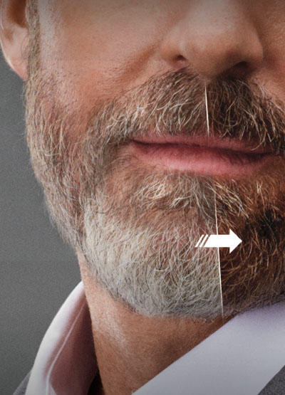 American Crew Precision Blend - Applicering med borste för skägg